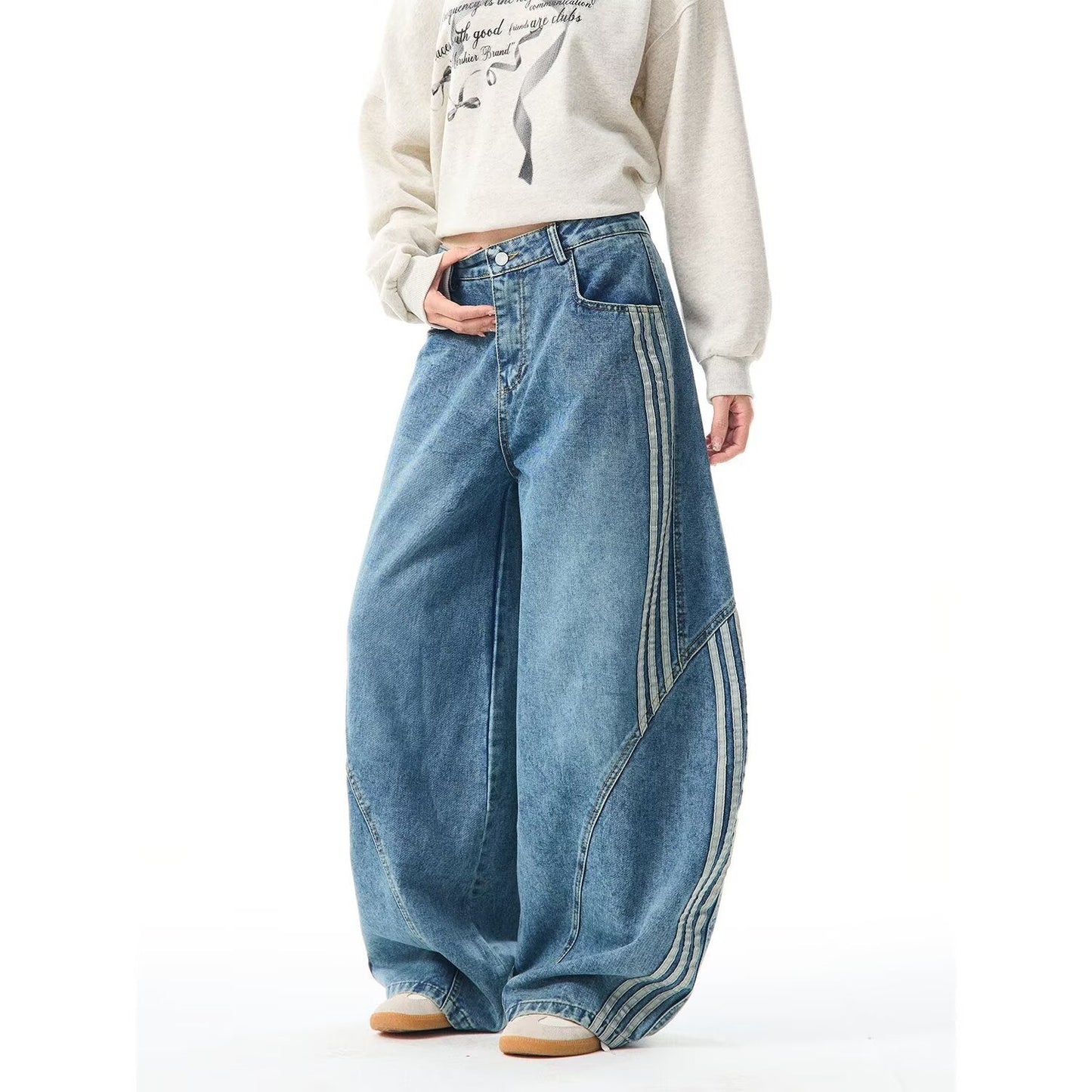 ArcBlade Wide Jeans - modelita.nl
