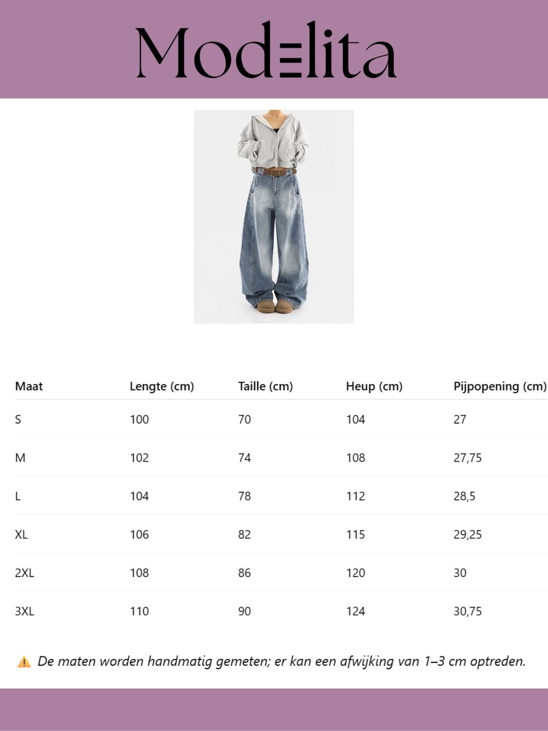 ArcBlade Wide Jeans - modelita.nl