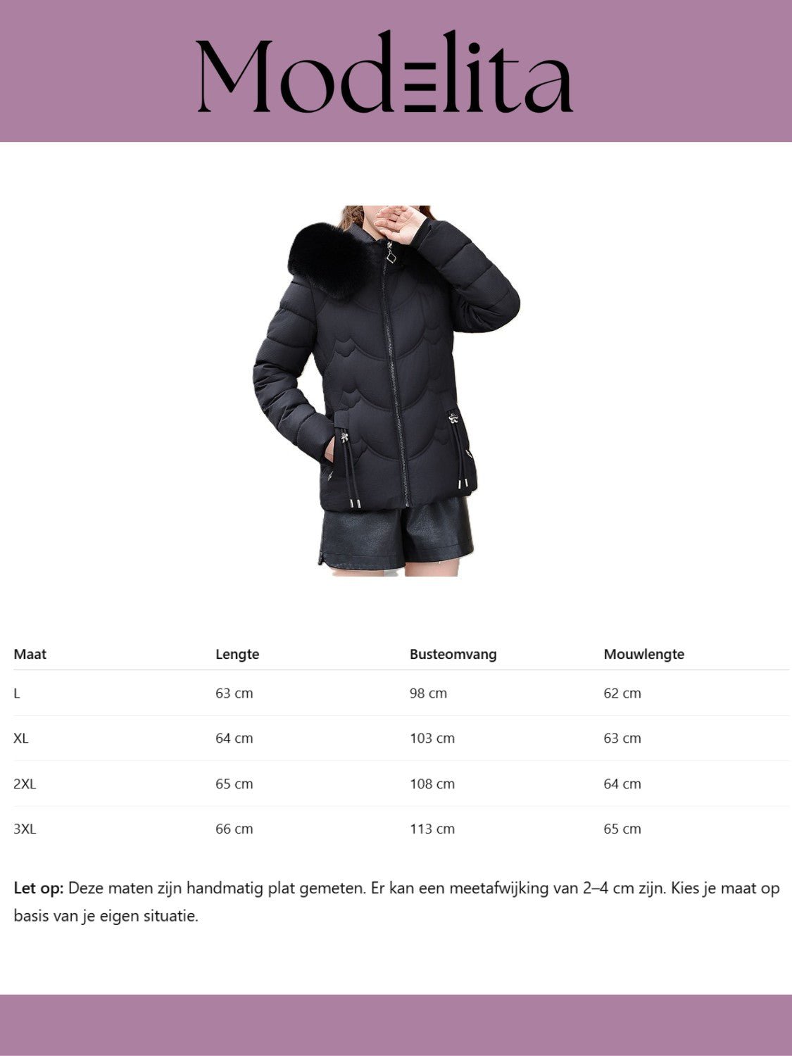 Belle Charm Jas - modelita.nl