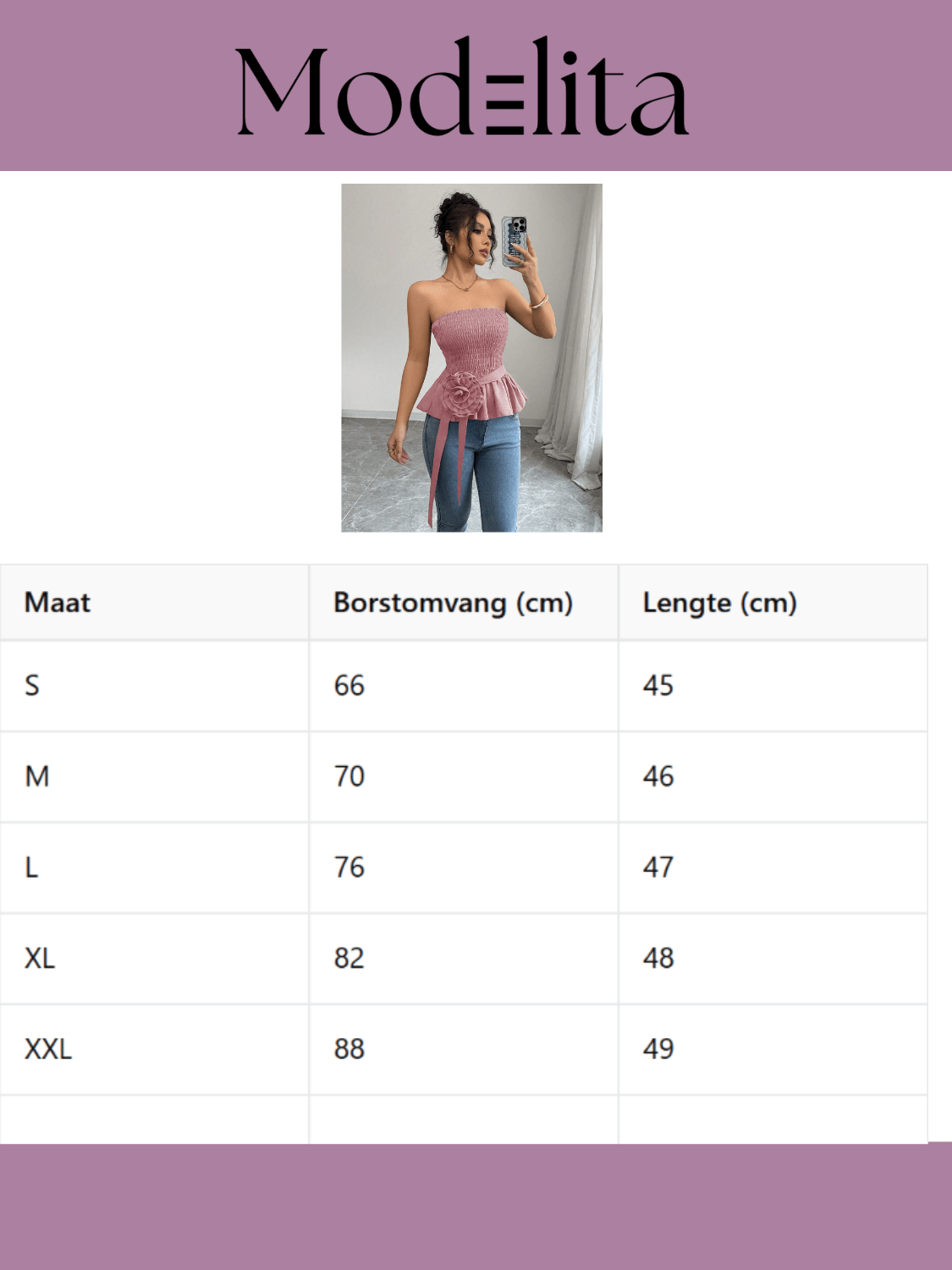 Belle Fleur Top - modelita.nl