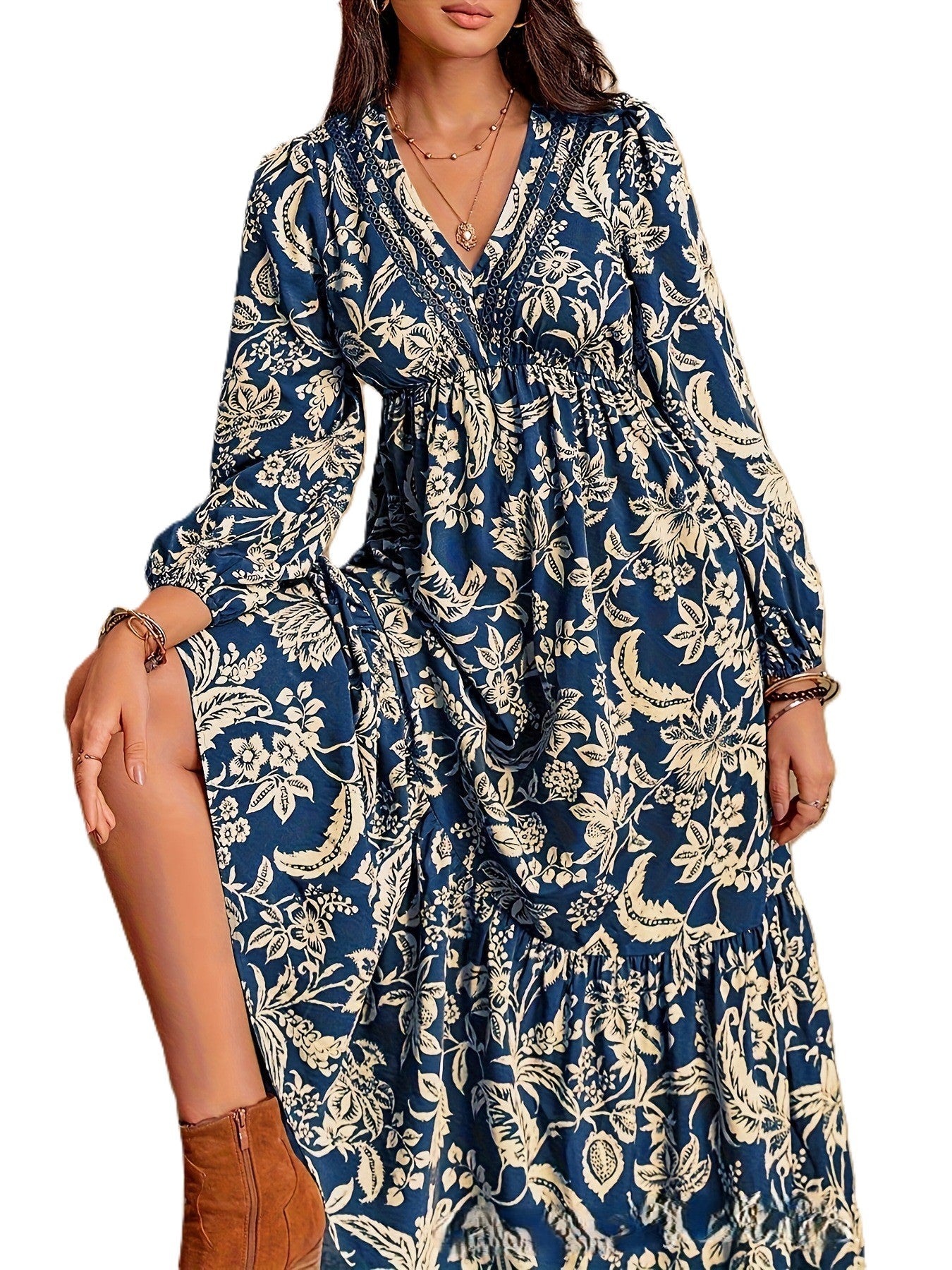 Boho Maxi Jurk - modelita.nl