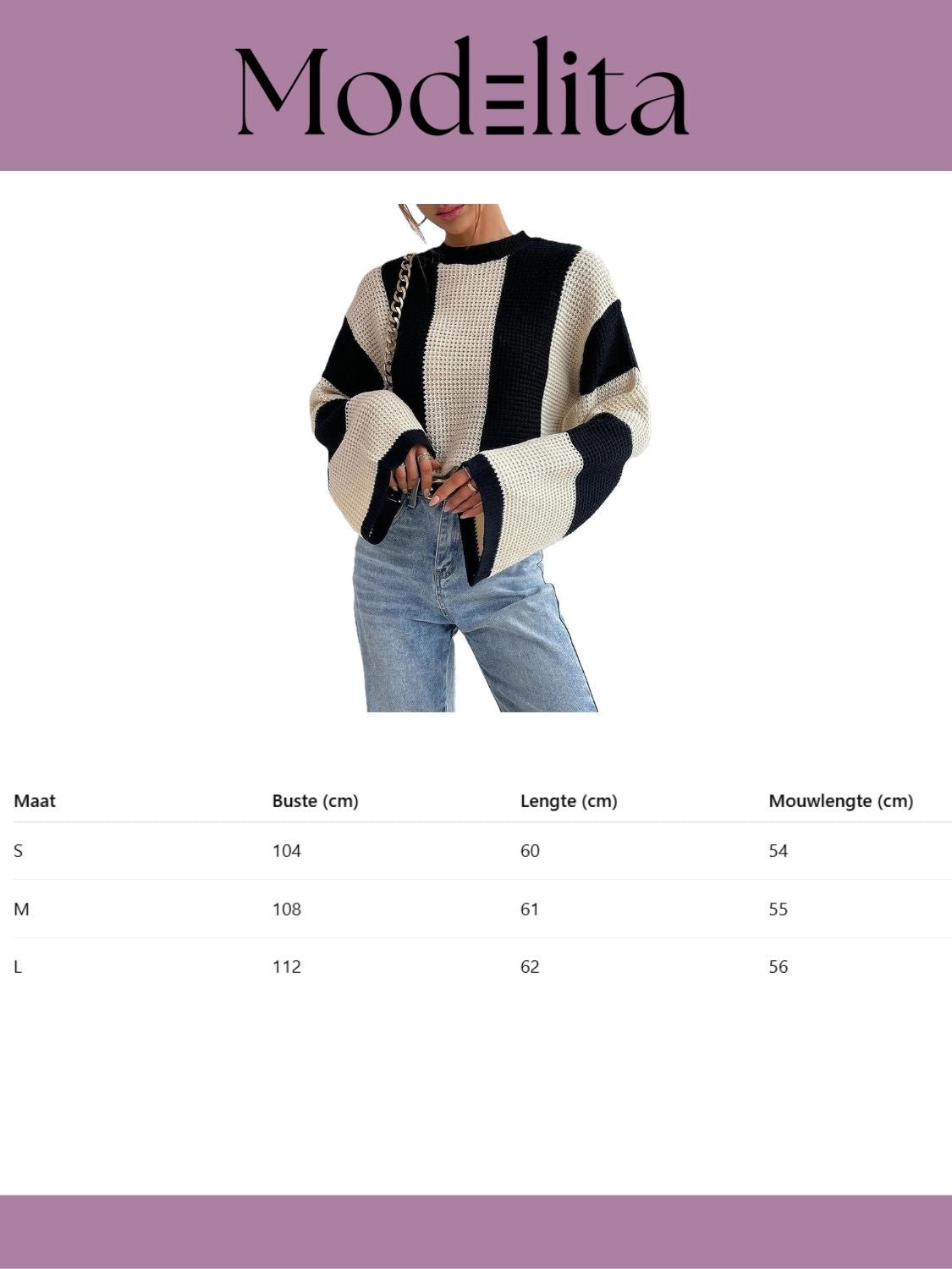 Cavallo Stripe Trui - modelita.nl