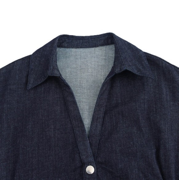 Denim Chic Midi - Jurk - modelita.nl