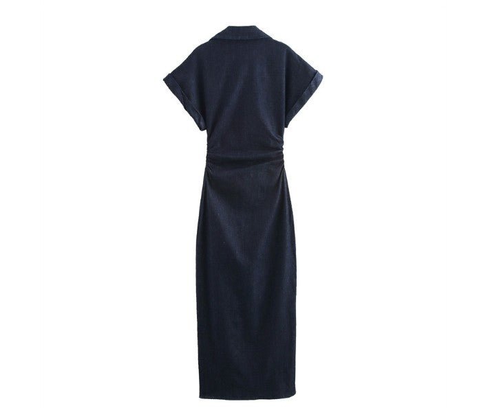 Denim Chic Midi - Jurk - modelita.nl