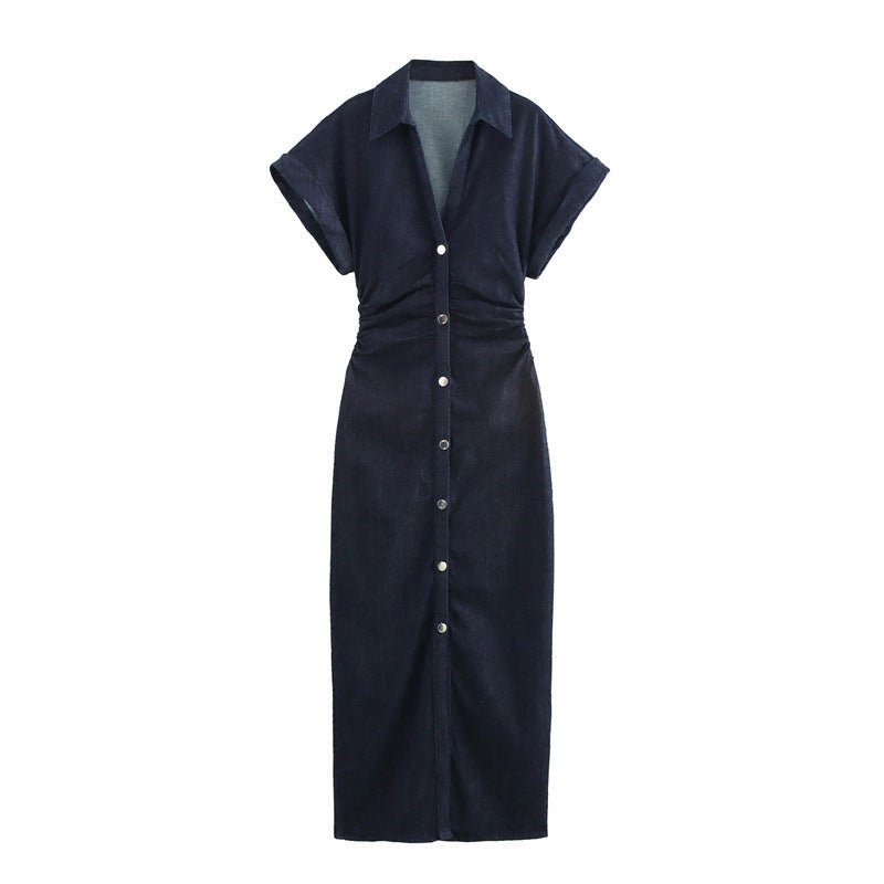Denim Chic Midi - Jurk - modelita.nl
