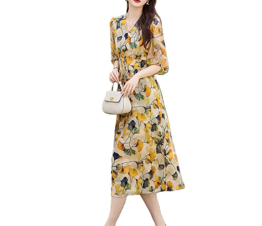 Ginkgo Charm Jurk - modelita.nl