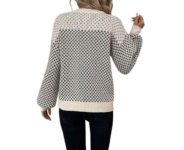 Ivory Lattice Trui - modelita.nl