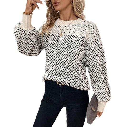 Ivory Lattice Trui - modelita.nl