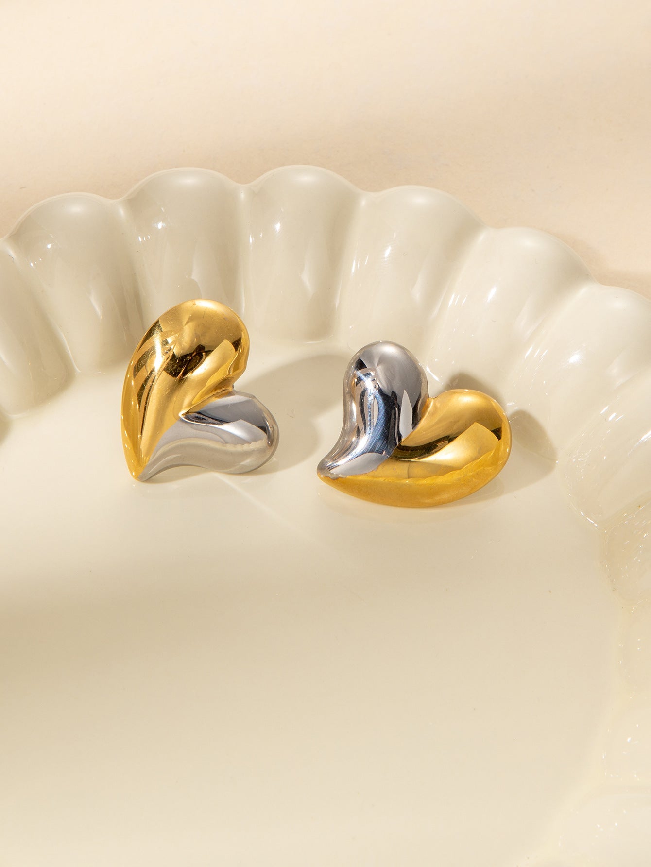 Luxe Titanium Oorbellen - modelita.nl