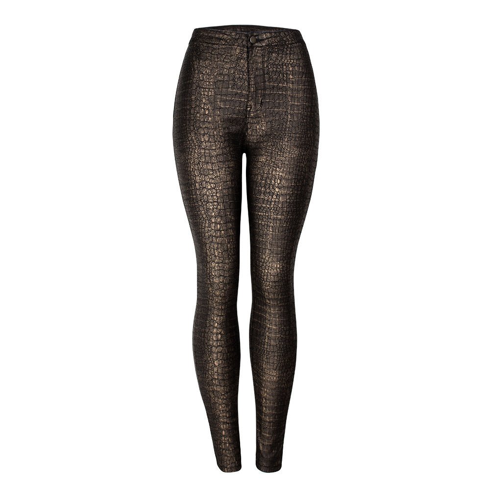 LuxeCroc PU Legging - modelita.nl