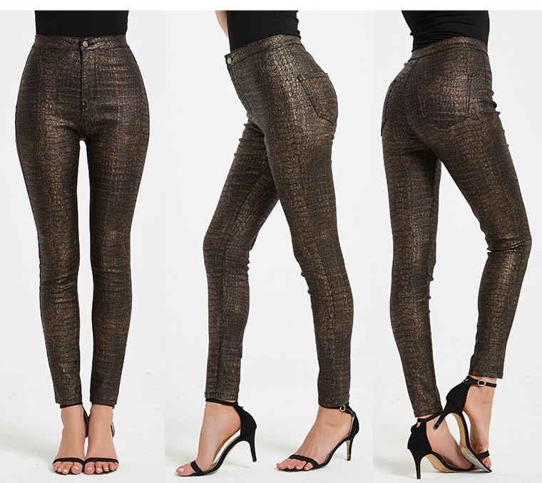LuxeCroc PU Legging - modelita.nl