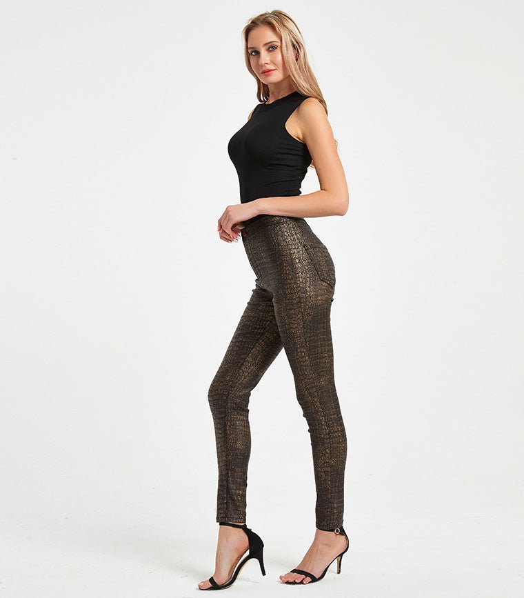 LuxeCroc PU Legging - modelita.nl