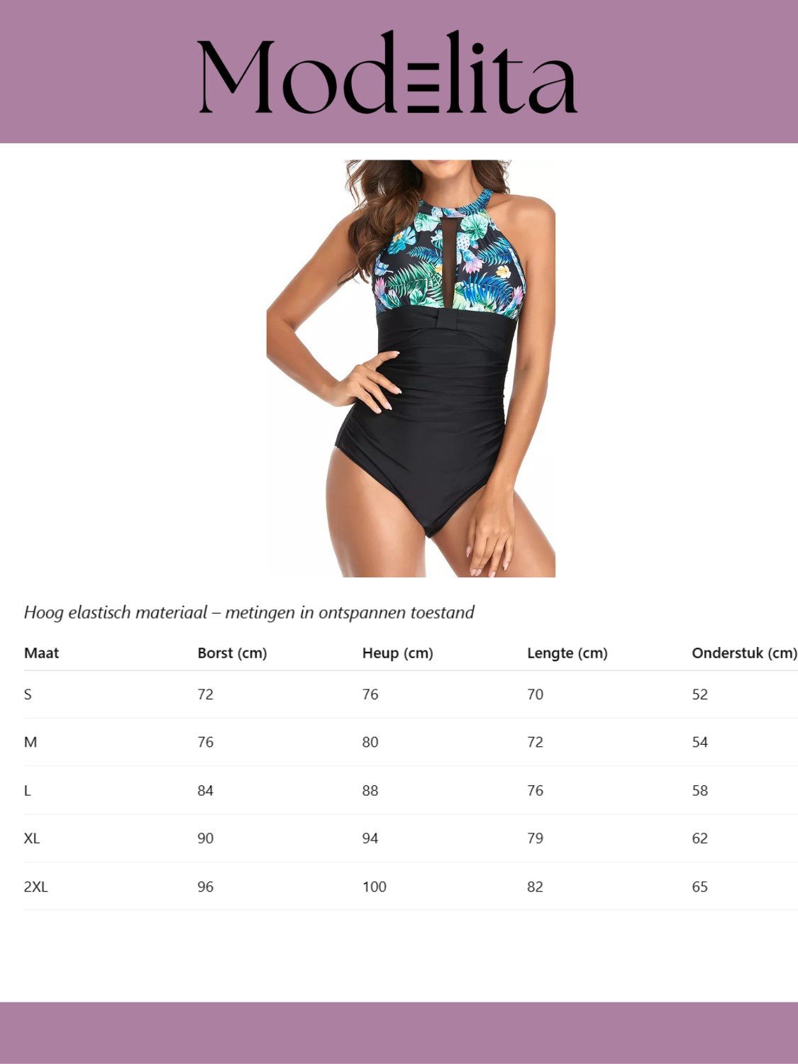 Mesh Elegance Badpak - modelita.nl