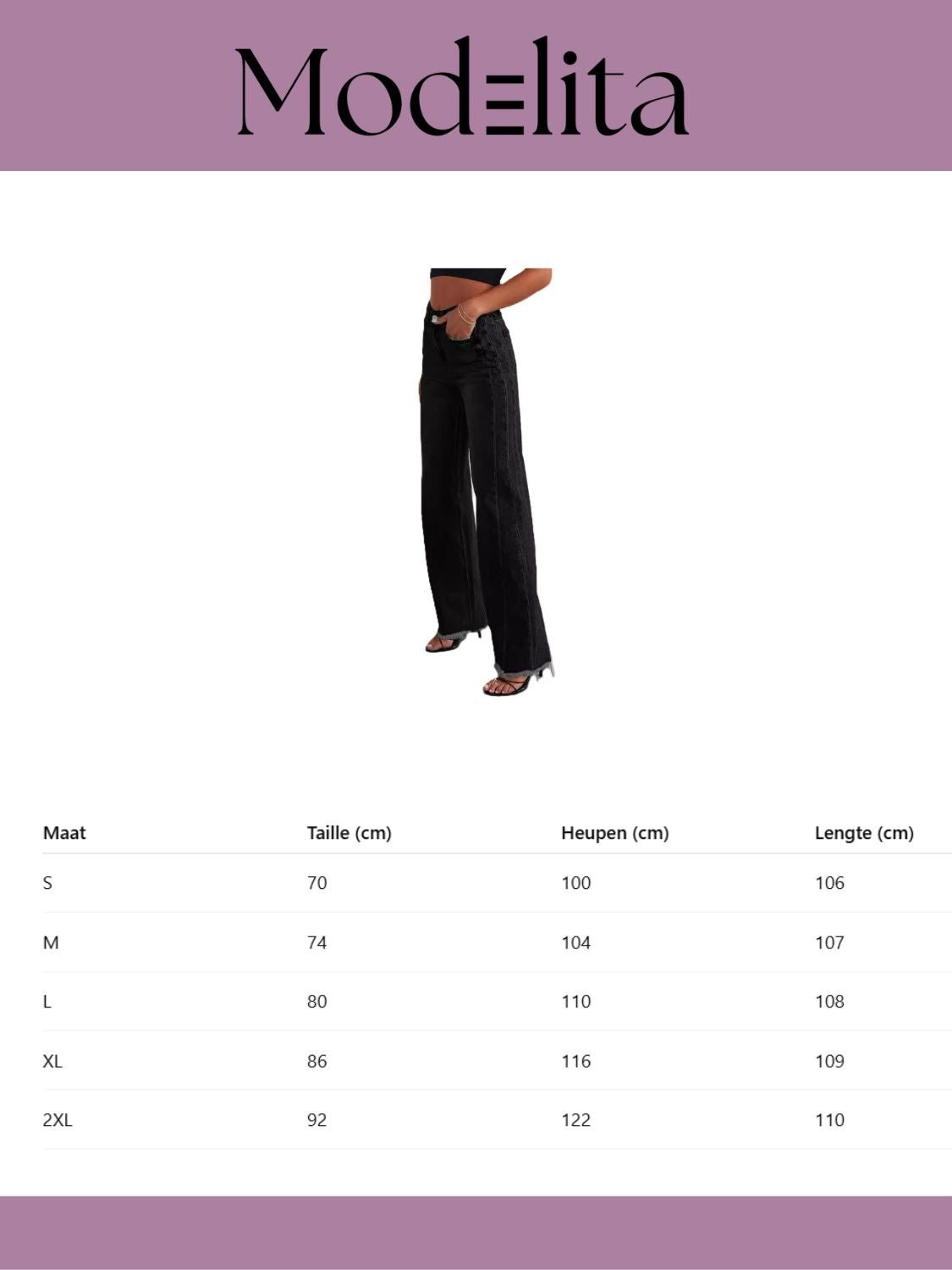 Nova Wide Jeans - modelita.nl