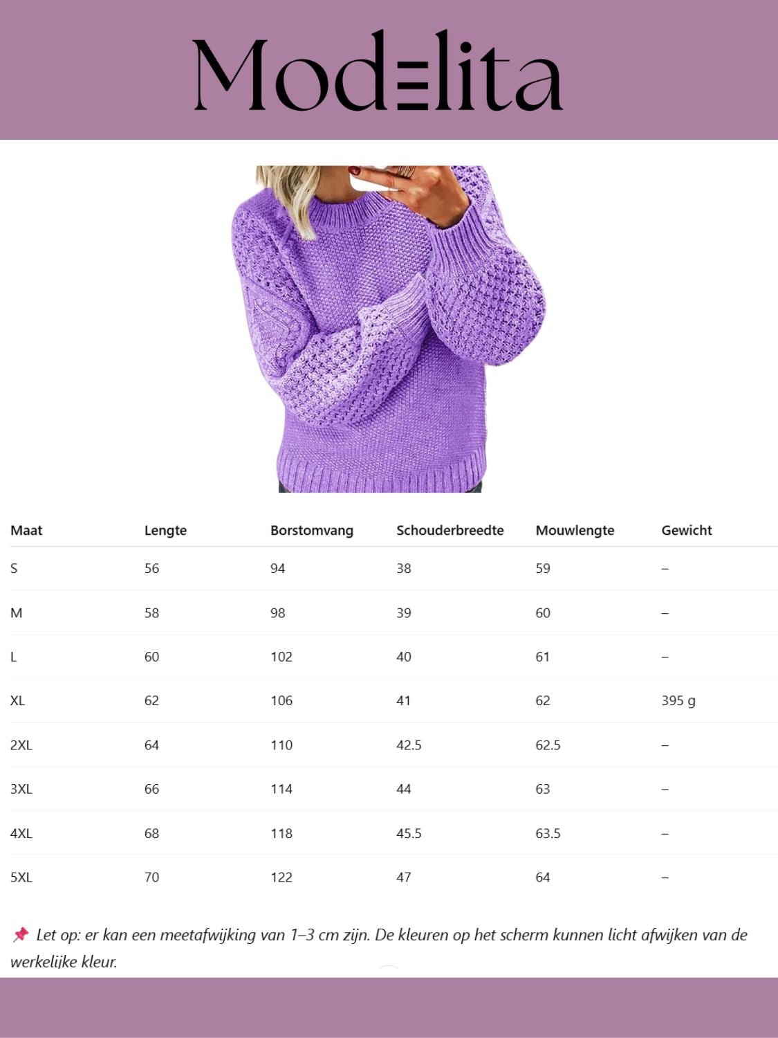 Nuvia Trui - modelita.nl
