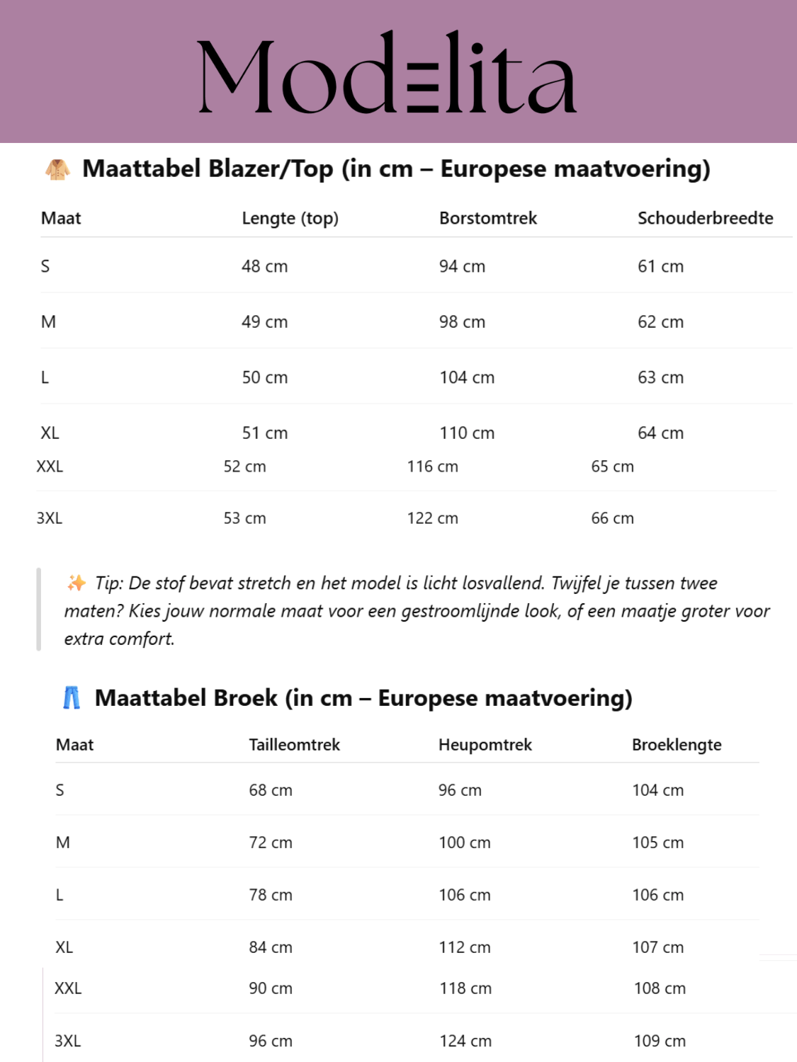 Power Ease Set - modelita.nl