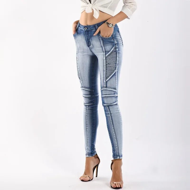 Rebel Curve Biker Jeans - modelita.nl