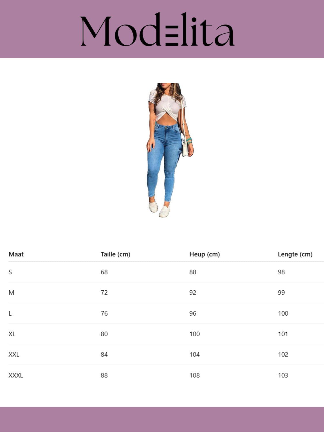 Rivet Rise Jeans - modelita.nl