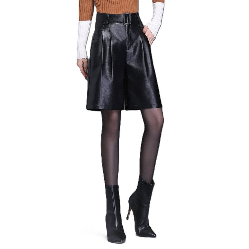 Sable City PU Shorts - modelita.nl