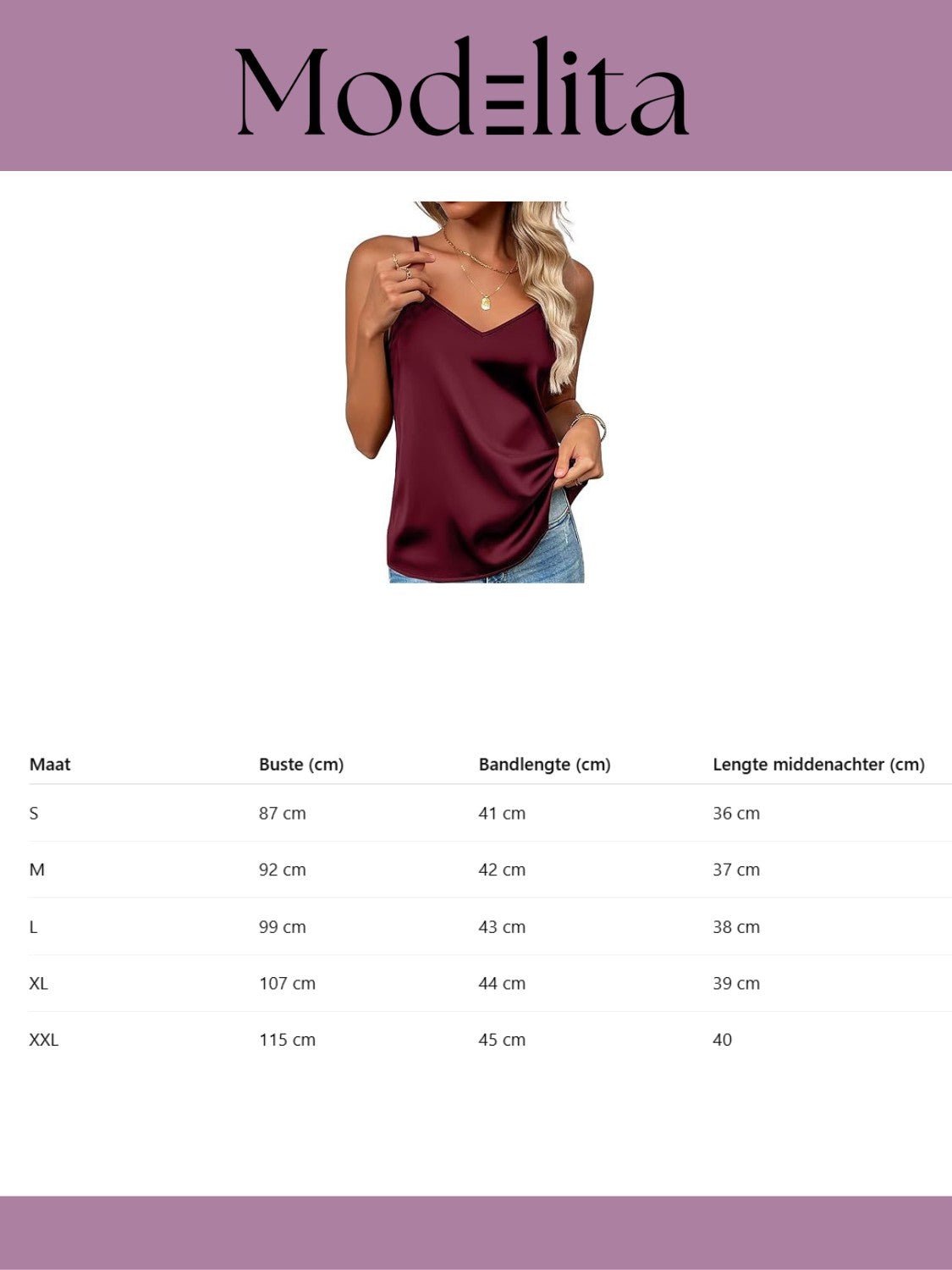 Satin Glow Top - modelita.nl