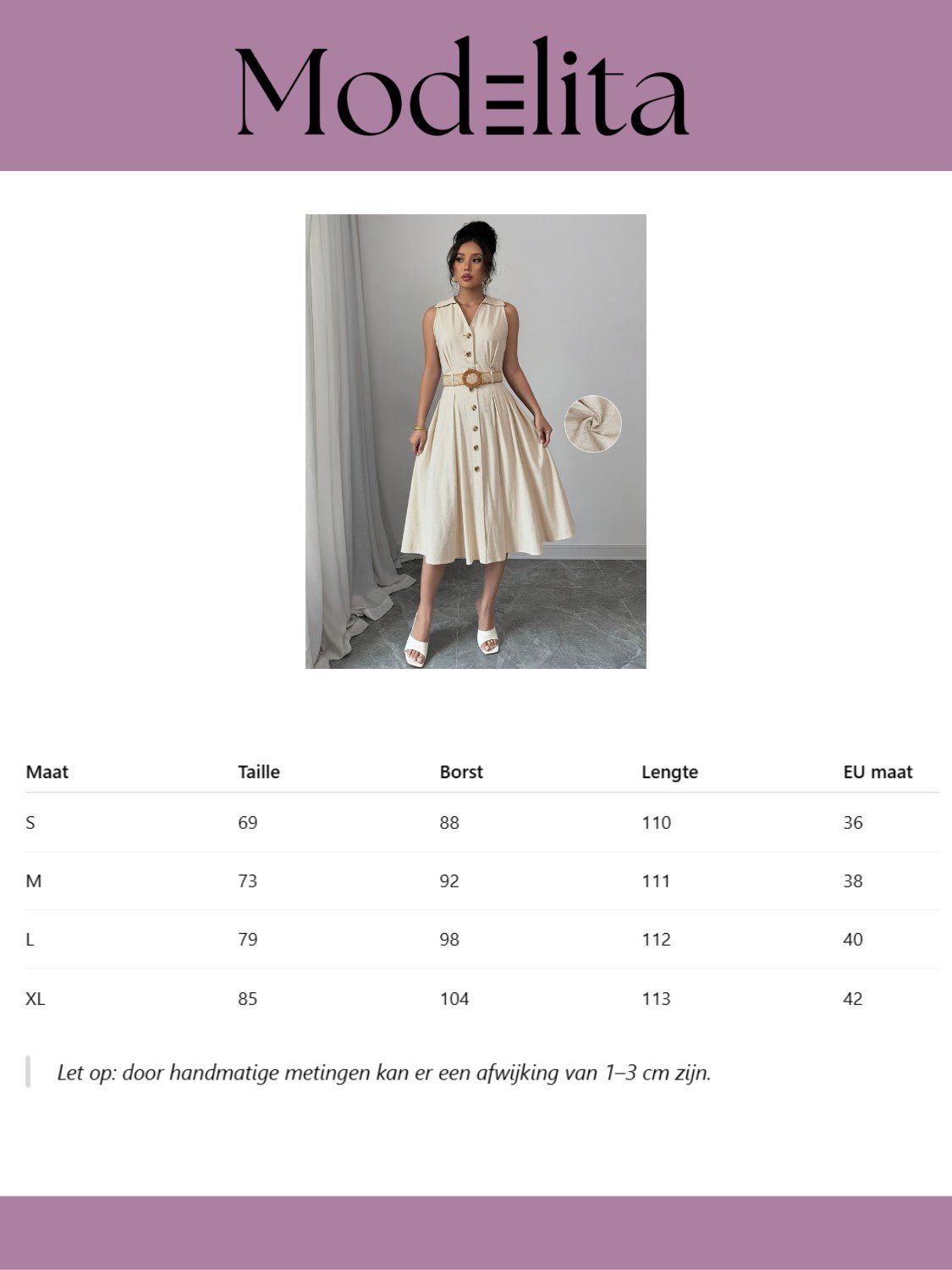 Sol Linen Dress - modelita.nl
