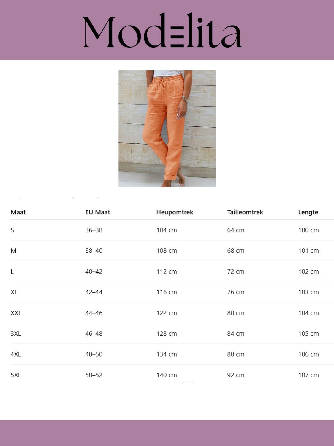 Soluna Broek EBC - modelita.nl