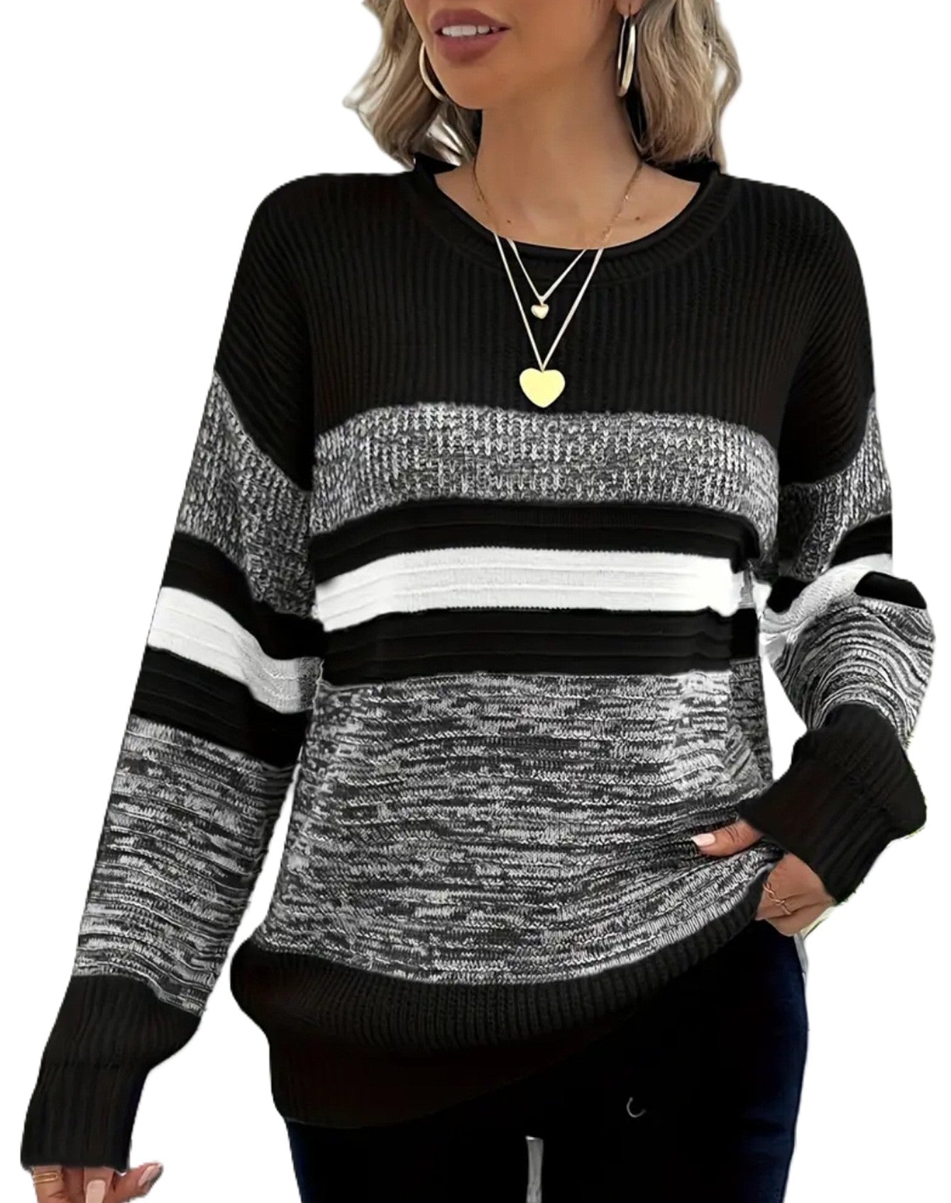 Stripe Essence Trui - modelita.nl