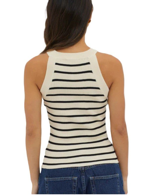 Striped Allure Top - modelita.nl