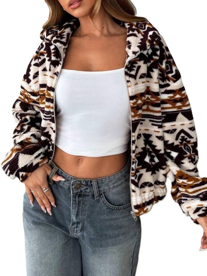 Tribal Warmth Jacket - modelita.nl