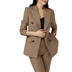 Khaki Executive Suit Set