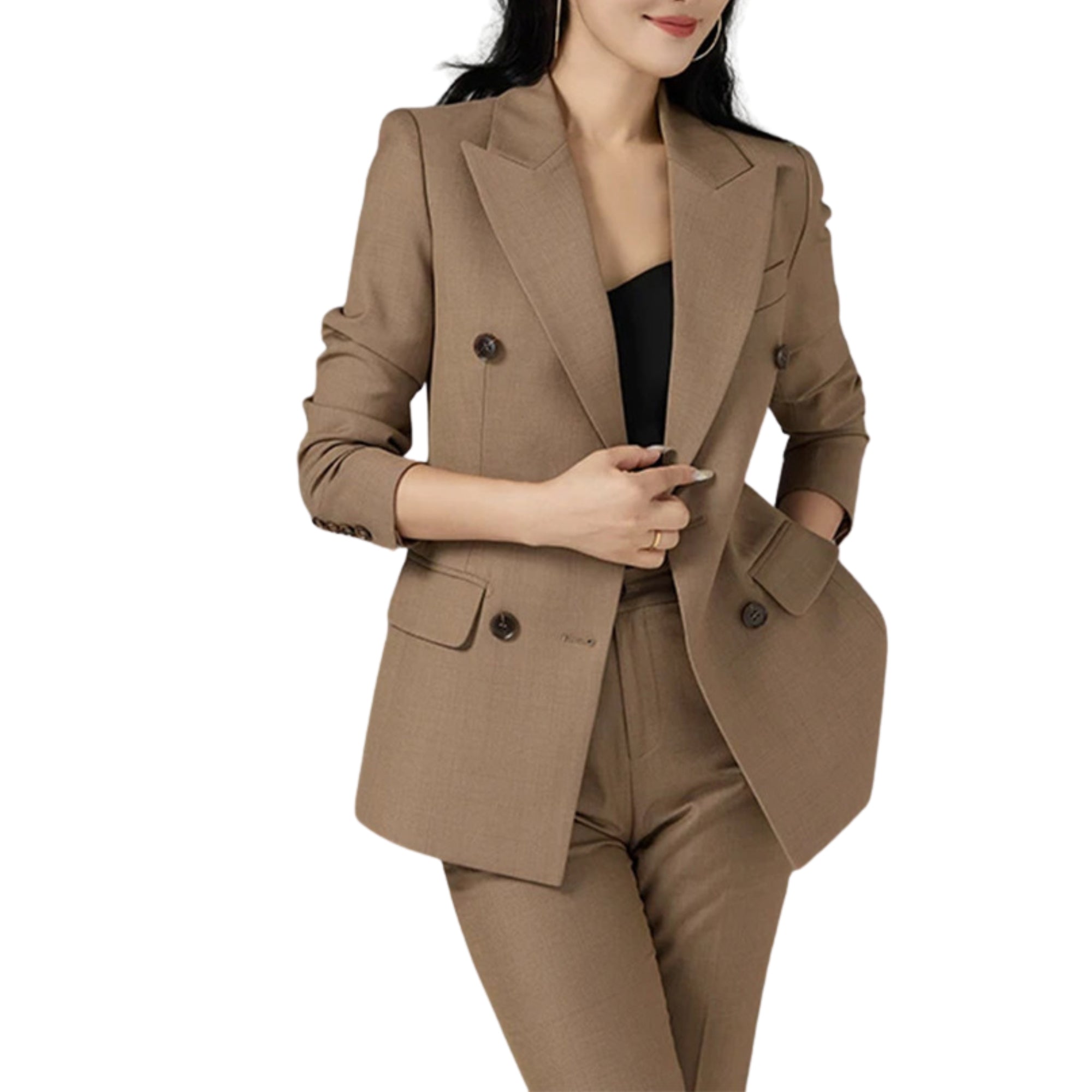 Khaki Executive Suit Set