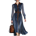 Modelita Leopard Chiffon Maxi Dress