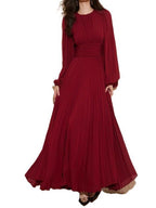 Amélie Rouge Maxi Jurk - modelita.nl