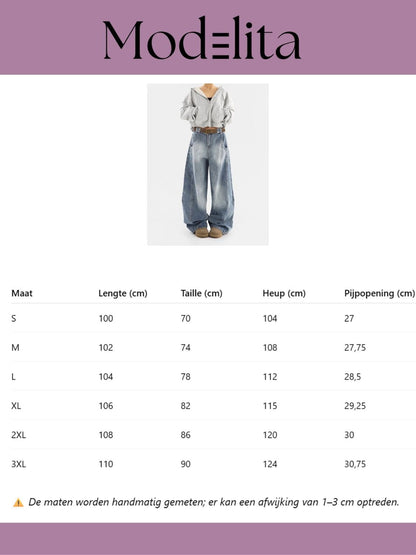 ArcBlade Wide Jeans - modelita.nl