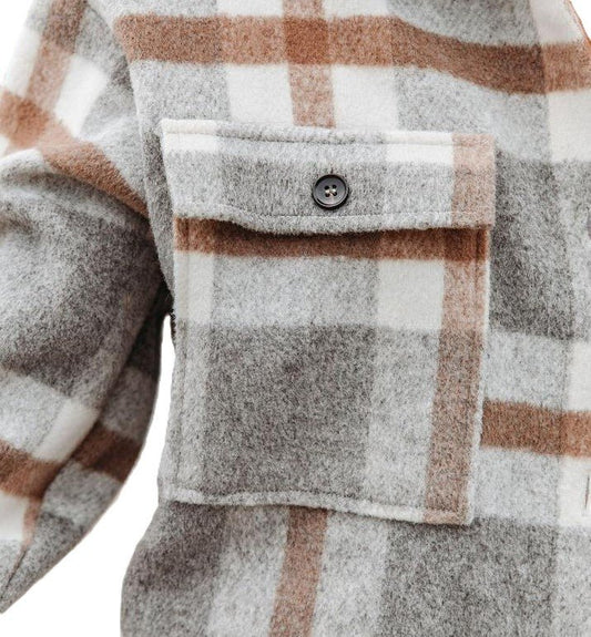 Aspen Flannel Jacket - modelita.nl