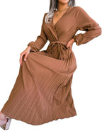 Aurélia Pleat Jurk - modelita.nl