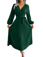 Aurélia Pleat Jurk - modelita.nl