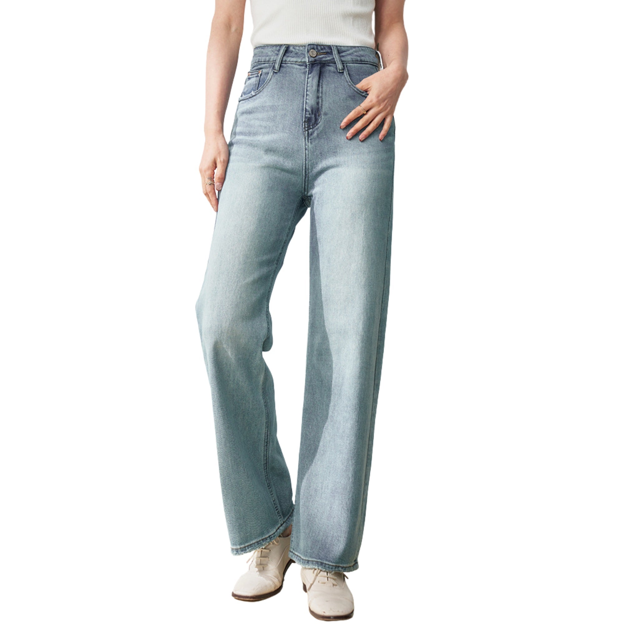 Aurielle Straight Leg Jeans - modelita.nl