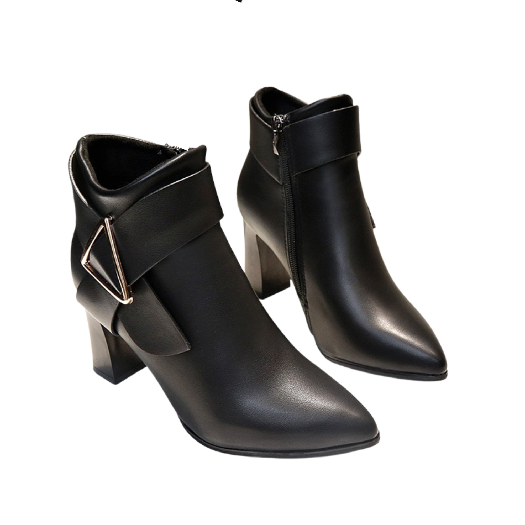 Aurora Buckle Ankle Boots - modelita.nl