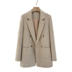 Beige Prestige Blazer - modelita.nl