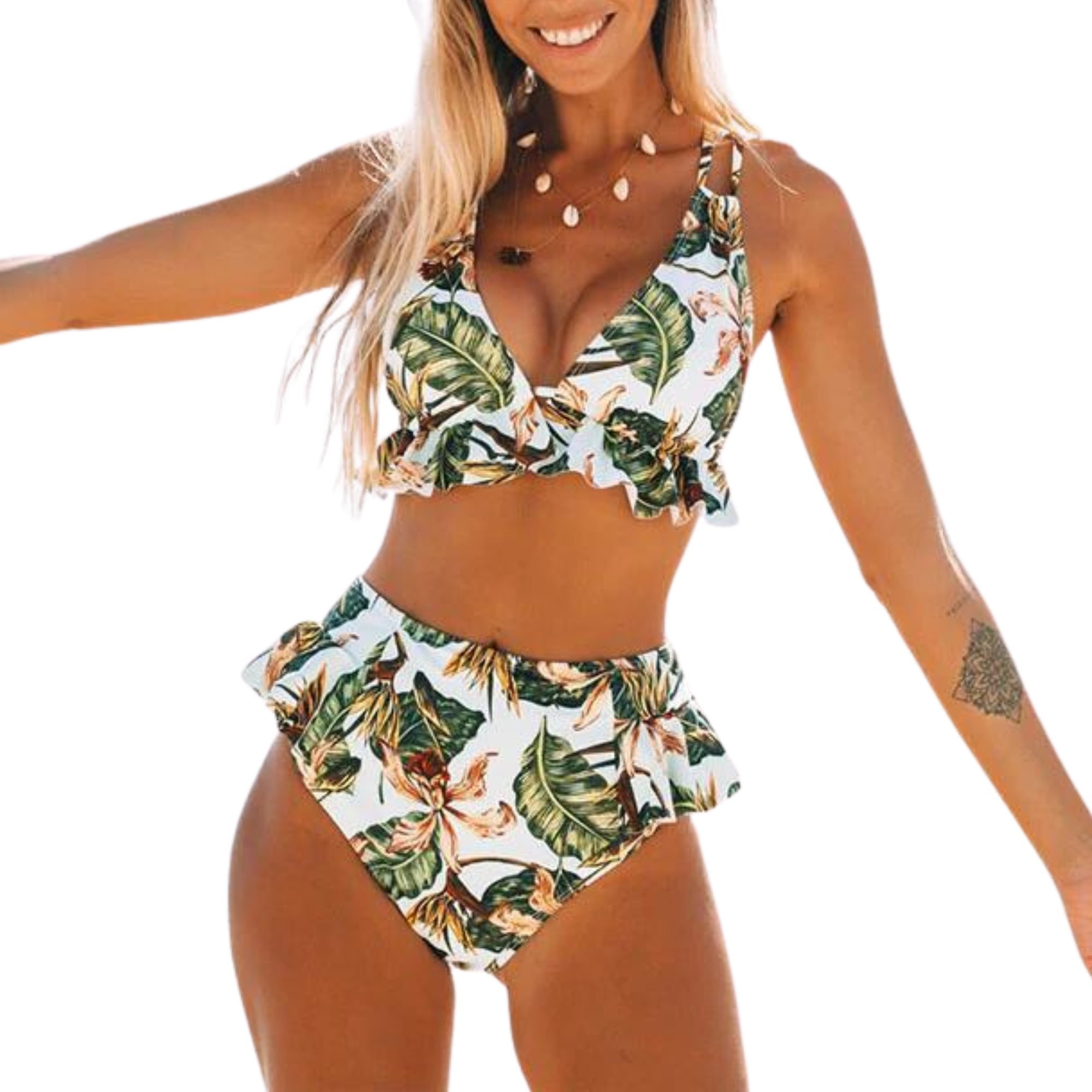Bloom High Waist Bikini - modelita.nl