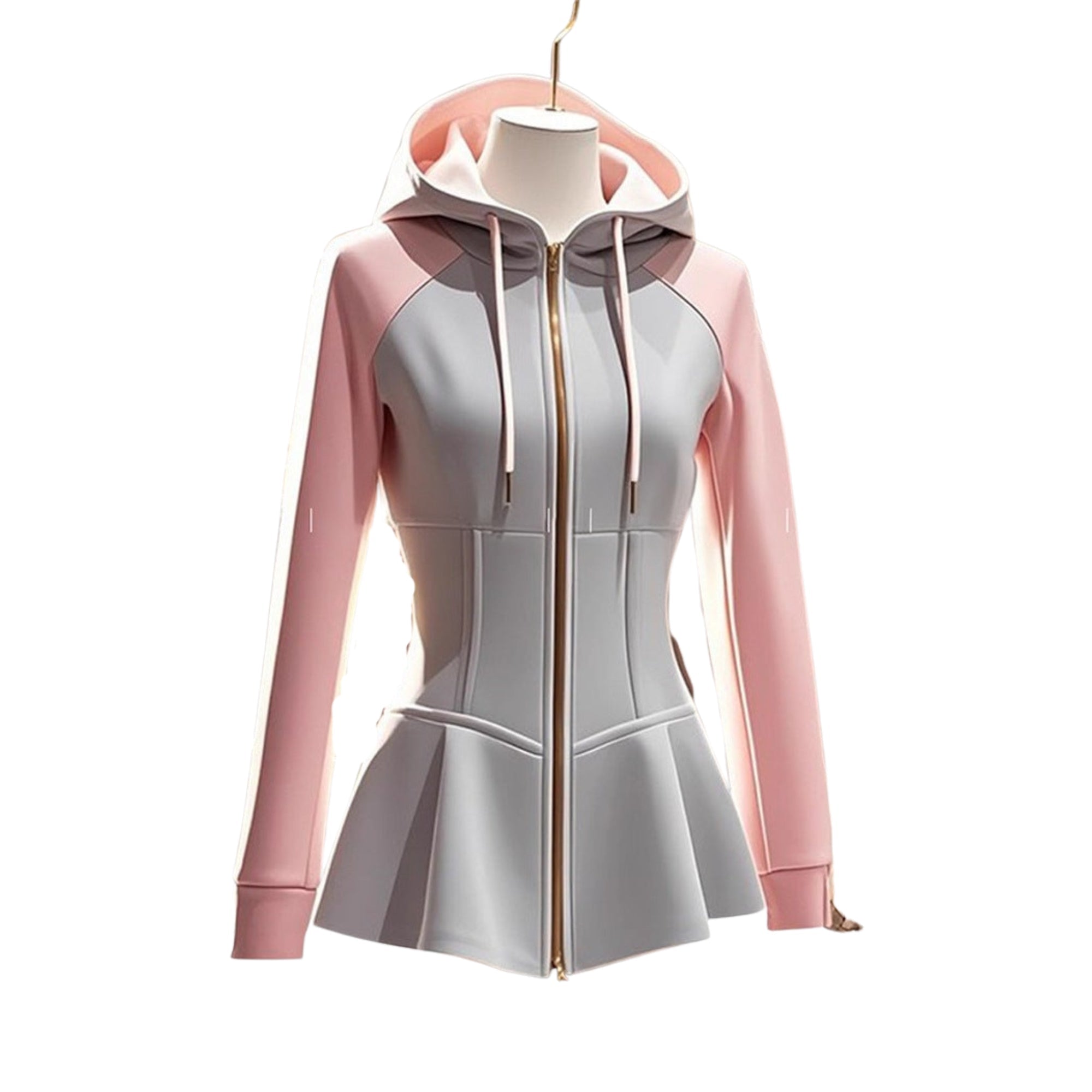 Blush & Ash Zip Hoodie - modelita.nl