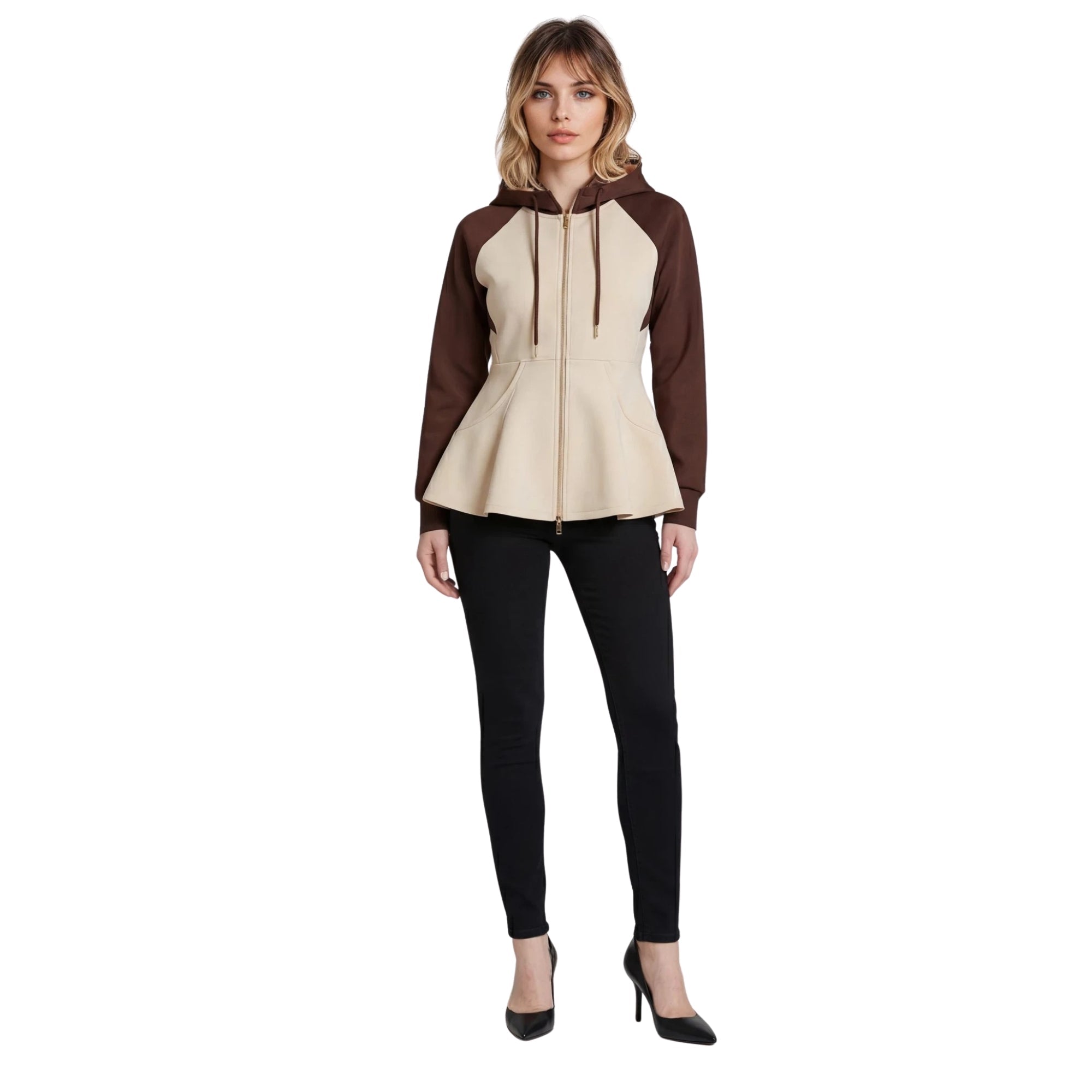 Blush & Ash Zip Hoodie - modelita.nl