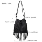 Boho Fringe Tas - modelita.nl