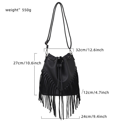 Boho Fringe Tas - modelita.nl