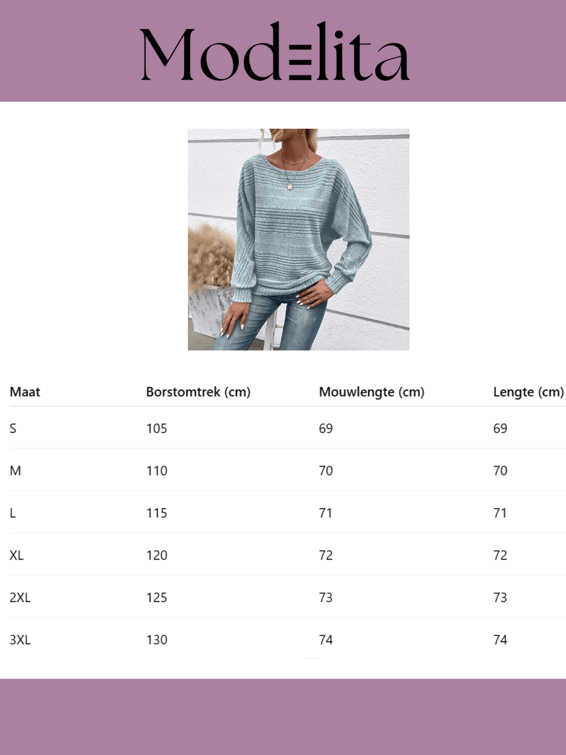Brisa Soft Trui - modelita.nl