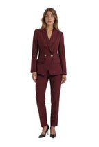 Burgundy Executive Suit - modelita.nl