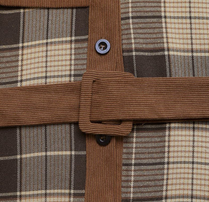 Carvella Plaid jurk - modelita.nl
