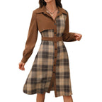Carvella Plaid jurk - modelita.nl