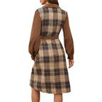Carvella Plaid jurk - modelita.nl